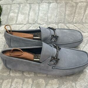 Salvatore Ferragamo Men’s suede loafers